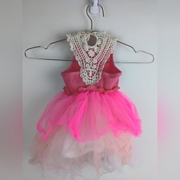 🎀✨baby girl adorable pink tutu party dress - Picture 3 of 7